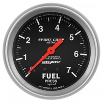 AUTOMETER GAUGE 2-5/8" FUEL PRESSURE,0-7 KG/CM2,MECHANICAL,SPORT-COMP # 3412-J