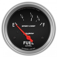 AUTOMETER GAUGE 2-5/8" FUEL LEVEL,73-10 ?,AIR-CORE,SPORT-COMP # 3515