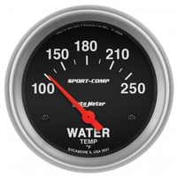 AUTOMETER GAUGE 2-5/8" WATER TEMPERATURE,100-250F,AIR-CORE,SPORT-COMP # 3531