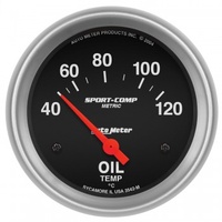 AUTOMETER GAUGE 2-5/8" OIL TEMPERATURE,40-120C,AIR-CORE,SPORT-COMP # 3542-M