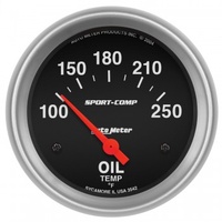 AUTOMETER GAUGE 2-5/8" OIL TEMPERATURE,100-250F,AIR-CORE,SPORT-COMP # 3542