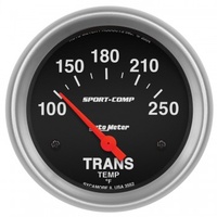 AUTOMETER GAUGE 2-5/8" TRANSMISSION TEMPERATURE,100-250F,AIR-CORE,SPORT-COMP # 3552