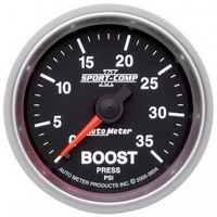 AUTOMETER GAUGE 2-1/16" BOOST,0-35 PSI,MECHANICAL,SPORT-COMP II # 3604