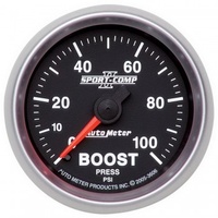 AUTOMETER GAUGE 2-1/16" BOOST,0-100 PSI,MECHANICAL,SPORT-COMP II # 3606