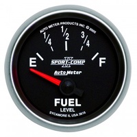 AUTOMETER GAUGE 2-1/16" FUEL LEVEL,240-33 ?,AIR-CORE,SSE,SCII # 3616