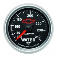 AUTOMETER GAUGE 2-1/16" WATER TEMPERATURE,120-240F,CHEVY RED BOWTIE # 3632-00406