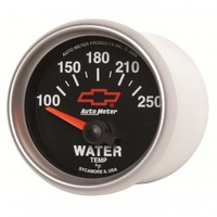 AUTOMETER GAUGE 2-1/16" WATER TEMPERATURE,100-250F,CHEVY RED BOWTIE # 3637-00406