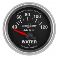 AUTOMETER GAUGE 2-1/16" WATER TEMP,40-120 C,AIR-CORE,SPORT-COMP II # 3637-M