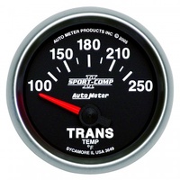 AUTOMETER GAUGE 2-1/16" TRANSMISSION TEMPERATURE,100-250F,AIR-CORE,SPORT-COMP II # 3649