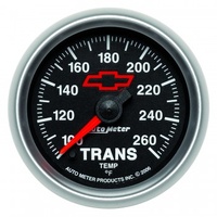 AUTOMETER GAUGE 2-1/16" TRANSMISSION TEMPERATURE,100-260F,CHEVY RED BOWTIE # 3657-00406