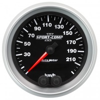 AUTOMETER GAUGE 3-3/8" GPS SPEEDOMETER,0-225 KM/H,SPORT-COMP II # 3680-M