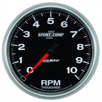 AUTOMETER GAUGE 5" IN-DASH TACHOMETER,0-10,000 RPM,SPORT-COMP II # 3698