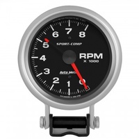 AUTOMETER GAUGE 3-3/4" PEDESTAL TACHOMETER,0-8,000 RPM,SPORT-COMP # 3780