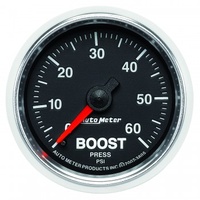 AUTOMETER GAUGE 2-1/16" BOOST,0-60 PSI,MECHANICAL,GS # 3805