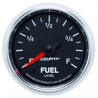 AUTOMETER GAUGE 2-1/16" FUEL LEVEL,PROGRAMMABLE 0-280 ?,STEPPER MOTOR,GS # 3810