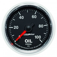 AUTOMETER GAUGE 2-1/16" OIL PRESSURE,0-100 PSI,MECHANICAL,GS # 3821