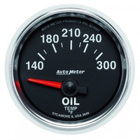 AUTOMETER GAUGE 2-1/16" OIL TEMPERATURE,140-300F,AIR-CORE,GS # 3848