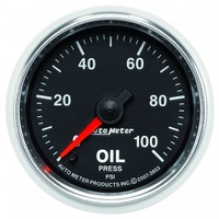 AUTOMETER GAUGE 2-1/16" OIL PRESSURE,0-100 PSI,STEPPER MOTOR,GS # 3853