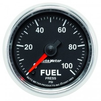 AUTOMETER GAUGE 2-1/16" FUEL PRESSURE,0-100 PSI,STEPPER MOTOR,GS # 3863