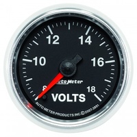 AUTOMETER GAUGE 2-1/16" VOLTMETER,8-18V,DIGITAL STEPPER MOTOR,GS # 3891