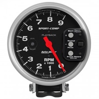 AUTOMETER GAUGE 5" PEDESTAL PLAYBACK TACHOMETER,0-9,000 RPM,SPORT-COMP # 3966