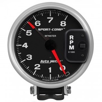 AUTOMETER GAUGE 5" PEDESTAL TACHOMETER,0-8,000 RPM,SPORT-COMP # 3980