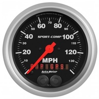 AUTOMETER GAUGE 3-3/8" GPS SPEEDOMETER,0-140 MPH,SPORT-COMP # 3982