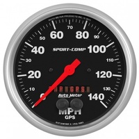 AUTOMETER GAUGE 5" GPS SPEEDOMETER,0-140 MPH,SPORT-COMP # 3983