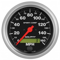 AUTOMETER GAUGE 3-3/8" SPEEDOMETER,0-160 MPH,ELECTRIC,SPORT-COMP # 3988