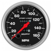 AUTOMETER GAUGE 5" SPEEDOMETER,0-160 MPH,MECHANICAL,SPORT-COMP # 3995