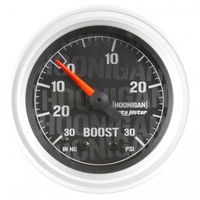 AUTOMETER GAUGE 2-1/16" VAC/BOOST,30INHG-30PSI,MECHANICAL,HOONIGAN # 4303-09000