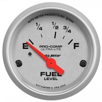 AUTOMETER GAUGE 2-1/16" FUEL LEVEL,73-10 ?,AIR-CORE,UL # 4315-SP