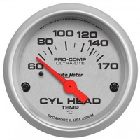 AUTOMETER GAUGE 2-1/16" CYLINDER HEAD TEMPERATURE,60-170C,AIR-CORE,ULTRA-LITE # 4336-M