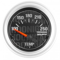 AUTOMETER GAUGE 2-1/16" WATER TEMP,100-250F,AIR-CORE,ELECTRIC,AIR-CORE,HOONIGAN # 4337-09000
