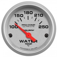 AUTOMETER GAUGE 2-1/16" WATER TEMPERATURE,100-250F,AIR-CORE,ULTRA-LITE # 4337-SP