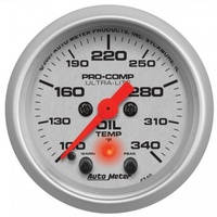 AUTOMETER GAUGE 2-1/16" OIL TEMPERATURE,100-340F,STEPPER MOTOR,ULTRA-LITE # 4340-SP