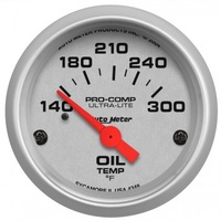 AUTOMETER GAUGE 2-1/16" OIL TEMPERATURE,140-300F,AIR-CORE,ULTRA-LITE # 4348-SP
