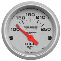 AUTOMETER GAUGE 2-1/16" DIFFERENTIAL TEMPERATURE,100-250F,AIR-CORE,ULTRA-LITE # 4349-SP