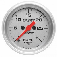 AUTOMETER GAUGE 2-1/16" FUEL PRESSURE,0-30 PSI,STEPPER MOTOR,ULTRA-LITE # 4360-SP