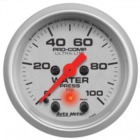 AUTOMETER GAUGE 2-1/16" WATER PRESSURE,0-100 PSI,STEPPER MOTOR,ULTRA-LITE # 4368-SP