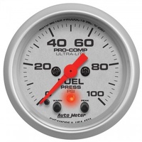 AUTOMETER GAUGE 2-1/16" FUEL PRESSURE,0-100 PSI,STEPPER MOTOR,ULTRA-LITE # 4371-SP