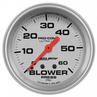 AUTOMETER GAUGE 2-5/8" BLOWER PRESSURE,0-60 PSI,MECHANICAL,ULTRA-LITE # 4402-SP