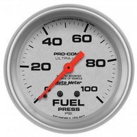 AUTOMETER GAUGE 2-5/8" FUEL PRESSURE,0-100 PSI,MECHANICAL,ULTRA-LITE # 4412-SP