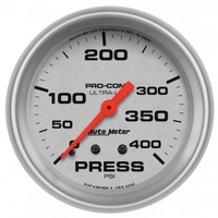 AUTOMETER GAUGE 2-5/8" PRESSURE,0-400 PSI,MECHANICAL,ULTRA-LITE # 4424-SP