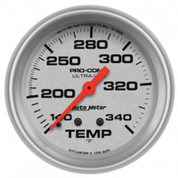 AUTOMETER GAUGE 2-5/8" TEMPERATURE,140-340F,MECHANICAL,ULTRA-LITE # 4435-SP