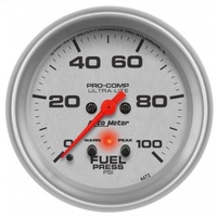 AUTOMETER GAUGE 2-5/8" FUEL PRESSURE,0-100 PSI,STEPPER MOTOR,ULTRA-LITE # 4472-SP