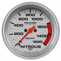 AUTOMETER GAUGE 2-5/8" NITROUS PRESSURE,0-1600 PSI,STEPPER MOTOR,ULTRA-LITE # 4474-SP