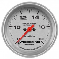 AUTOMETER GAUGE 2-5/8" WIDEBAND AIR/FUEL RATIO,ANALOG,8:1-18:1 AFR,ULTRA-LITE # 4479-SP