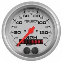 AUTOMETER GAUGE 3-3/8" GPS SPEEDOMETER,0-140 MPH,ULTRA-LITE # 4480-SP