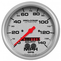 AUTOMETER GAUGE 5" GPS SPEEDOMETER,0-140 MPH,ULTRA-LITE # 4481-SP